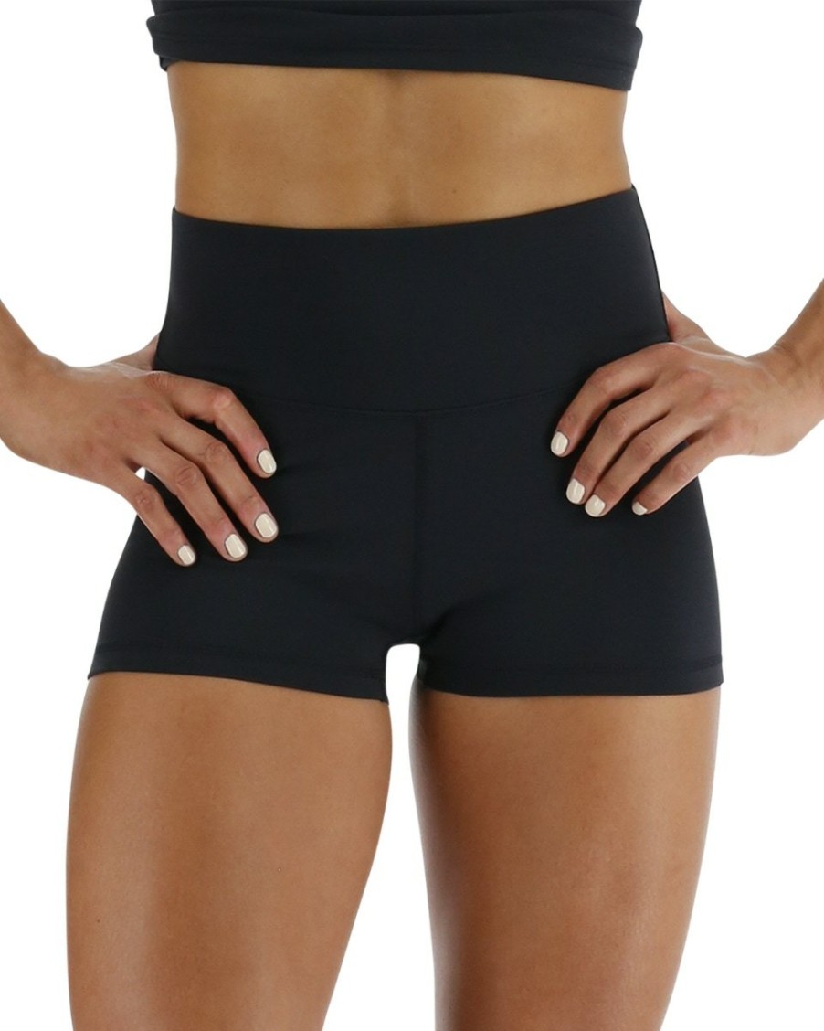 Women TYR Sport Shorts | Tyr Joule Elite Women'S High-Waisted 2" Short - Solid