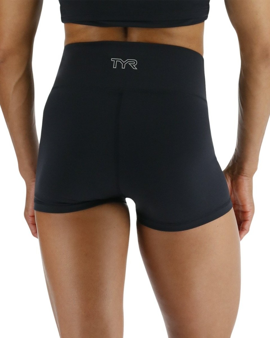 Women TYR Sport Shorts | Tyr Joule Elite Women'S High-Waisted 2" Short - Solid