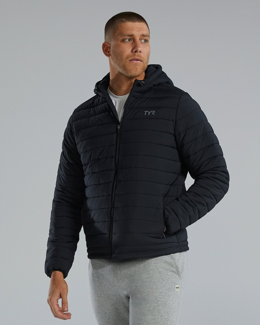 Men TYR Sport Outerwear | Tyr Hydrosphere Men'S Mission Puffer Jacket