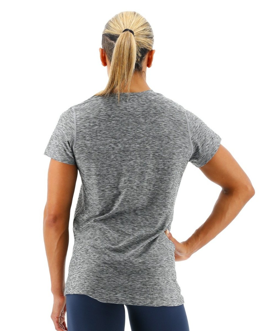 Women TYR Sport Shirts | Tyr Airtec Women'S Short Sleeve Tee - Solid