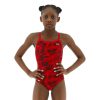 Kids TYR Sport Competition Swimwear | Tyr Durafast Elite® Girls' Diamondfit Swimsuit - Camo