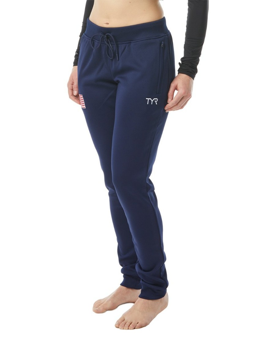 Women TYR Sport Pants | Tyr Women'S Alliance Podium Jogger - Usa