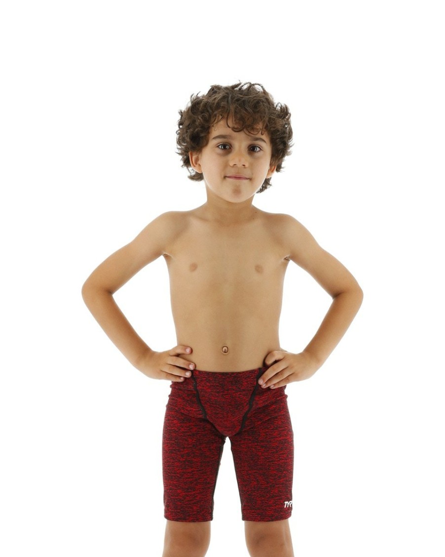 Kids TYR Sport Competition Swimwear | Tyr Durafast Elite® Boys' Jammer Swimsuit - Lapped