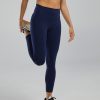 Women TYR Sport Leggings | Tyr Joule Elite Women'S High-Waisted 25" Pocket Leggings - Solid