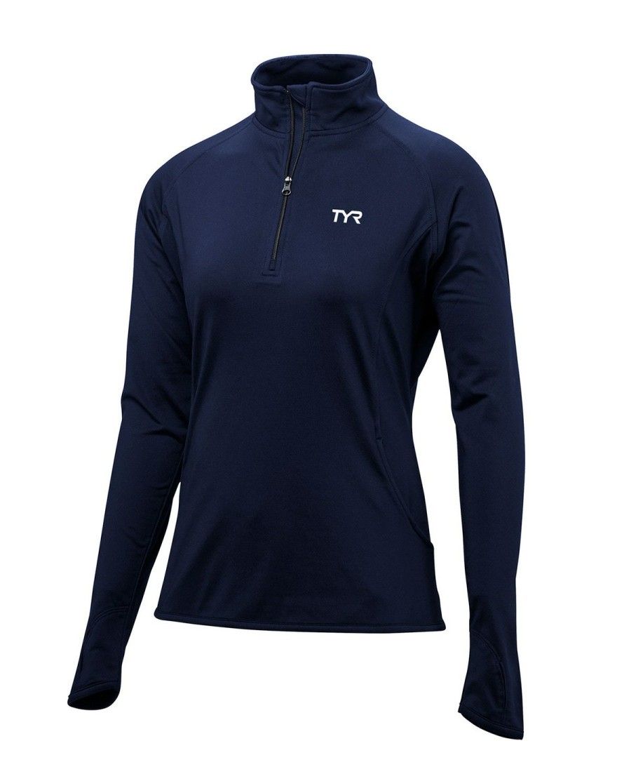 Women TYR Sport Hoodies & Sweatshirts | Tyr Women'S Plus Alliance 1/4 Zip Pullover