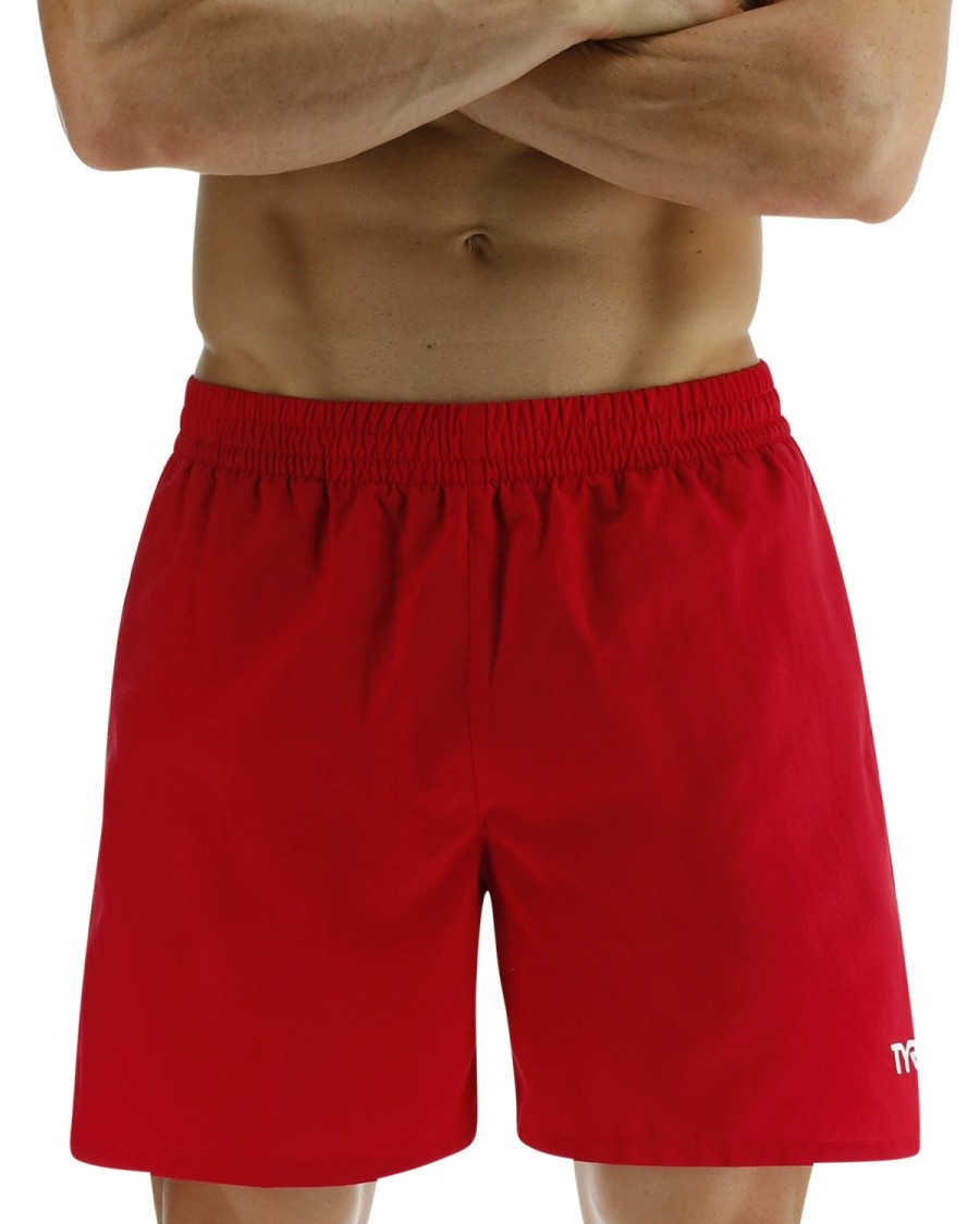 Men TYR Sport Beach & Board | Tyr Men'S Deck-X Swim Short - Solid