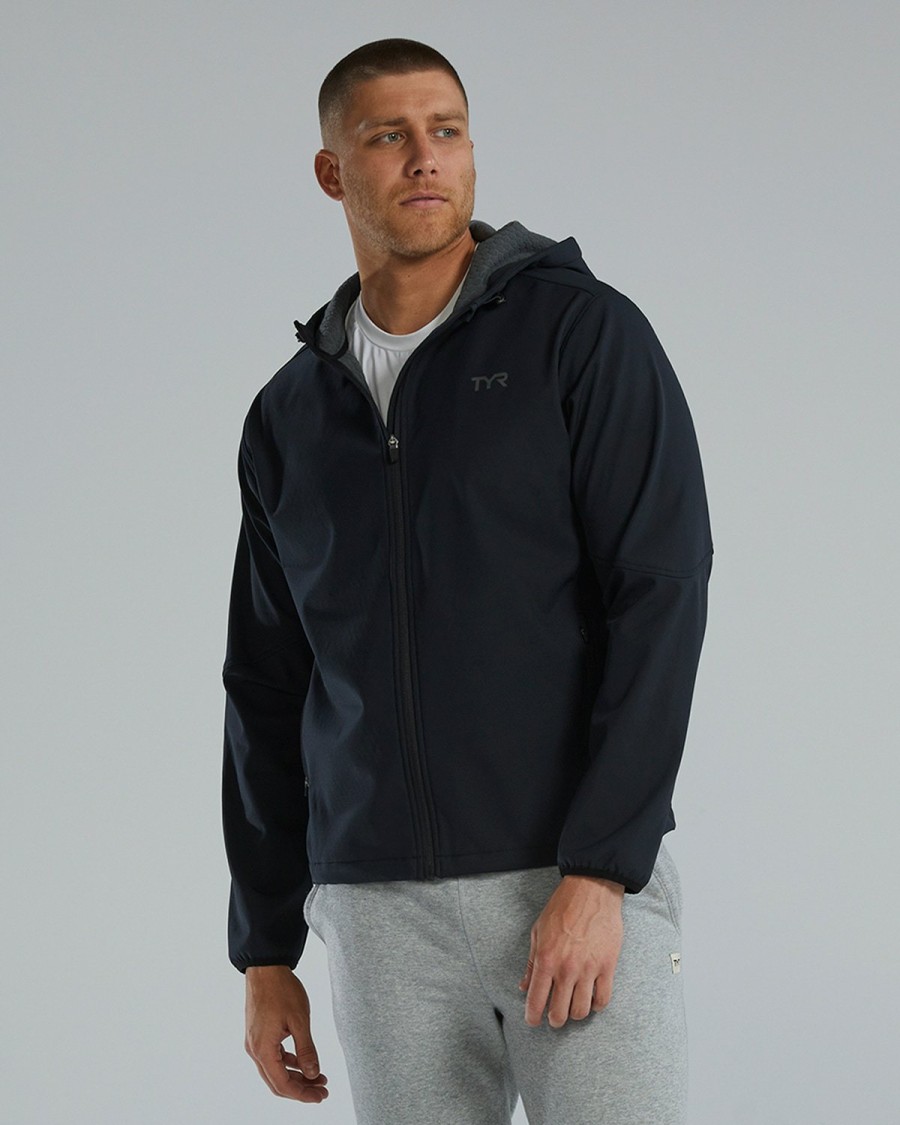 Men TYR Sport Hoodies & Sweatshirts|Outerwear | Tyr Hydrosphere Men'S Softshell Recon Jacket