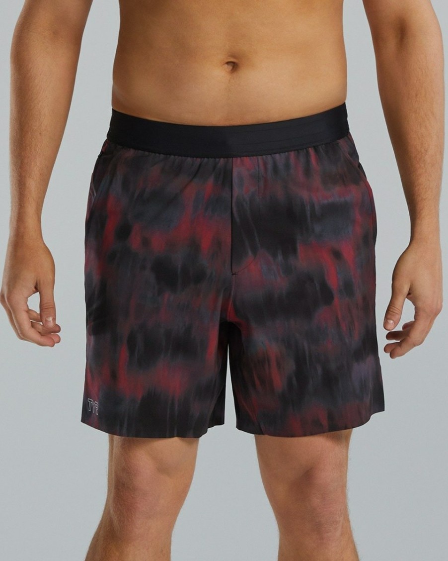 Men TYR Sport Shorts | Tyr Hydrosphere Men'S Unlined 7" Unbroken Shorts - Spectrik