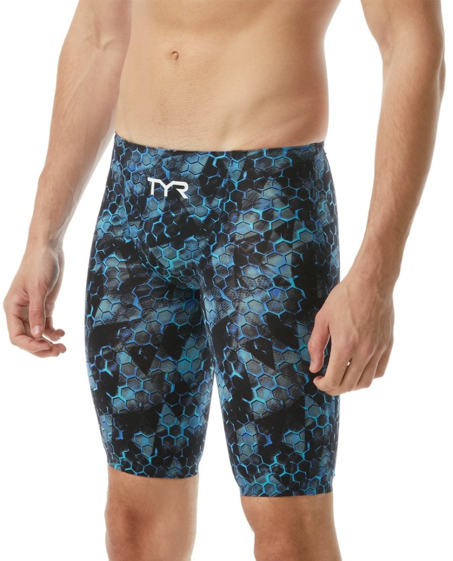 Men TYR Sport Technical Suits | Tyr Men'S Avictor Jammer Swimsuit - Supernova