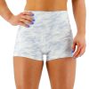 Women TYR Sport Shorts | Tyr Base Kinetic Women'S High-Rise 2" Short - Whiteout Camo