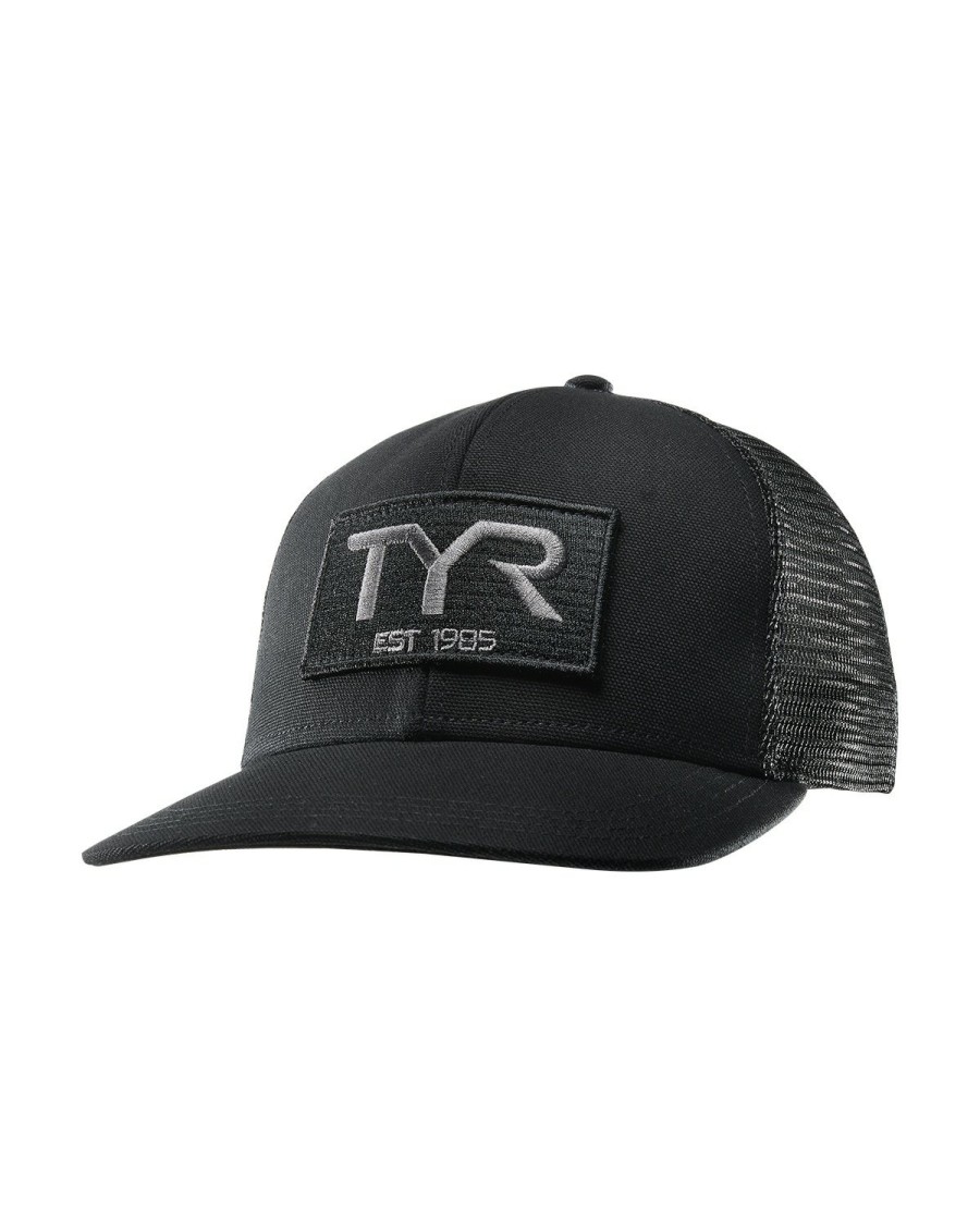 Men|Women TYR Sport Hats & Headwear | Tyr Est. '85 Trucker Hat - Solid / Camo