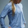 Women TYR Sport Shirts | Tyr Airtec Women'S Long Sleeve Tee - Solid