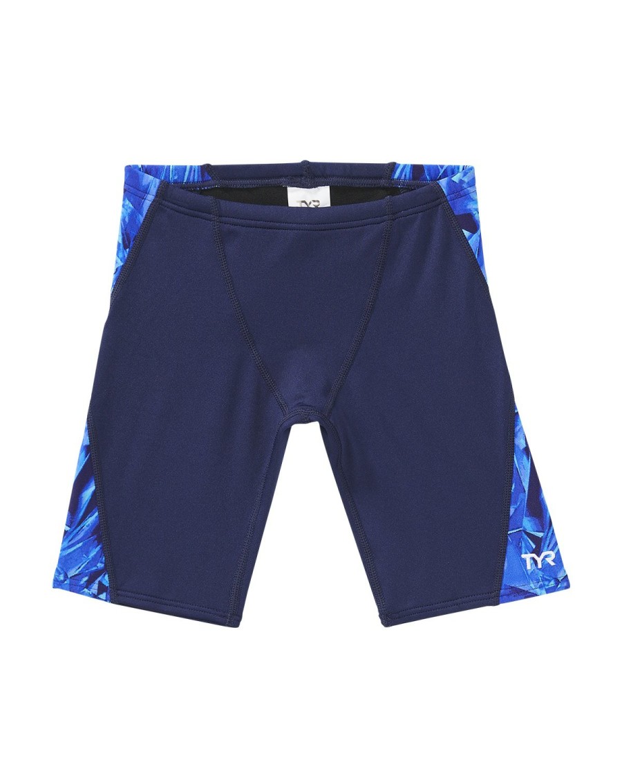 Kids TYR Sport Competition Swimwear | Tyr Durafast Elite® Boys' Blade Splice Jammer Swimsuit - Crystalized