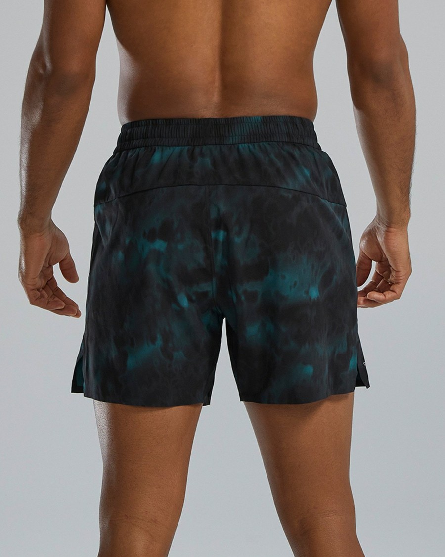 Men TYR Sport Shorts | Tyr Hydrosphere Men'S Unlined 6" Momentum Shorts - Turbulent