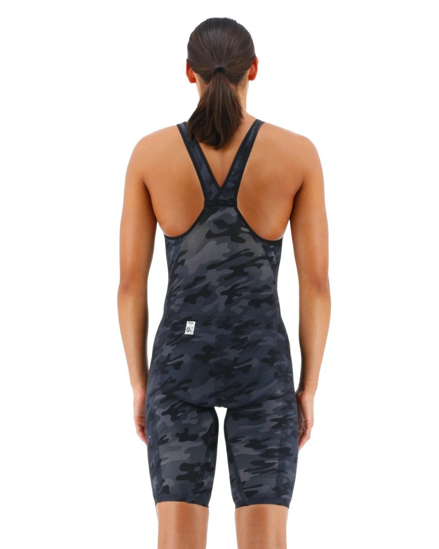 Women TYR Sport Technical Suits | Tyr Women'S Venzo Closed Back Swimsuit - Camo