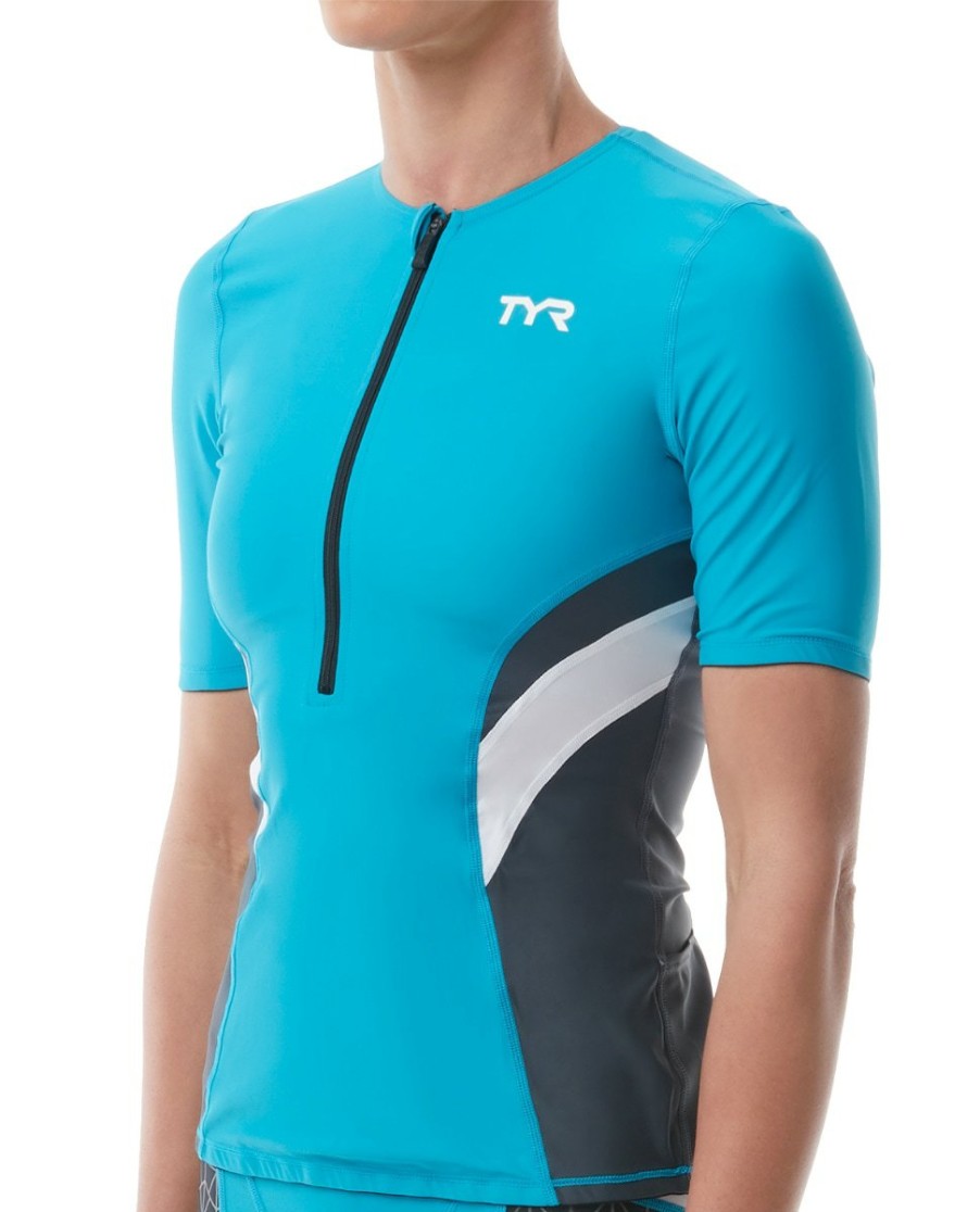 Women TYR Sport Triathlon | Tyr Women'S Short Sleeve Top