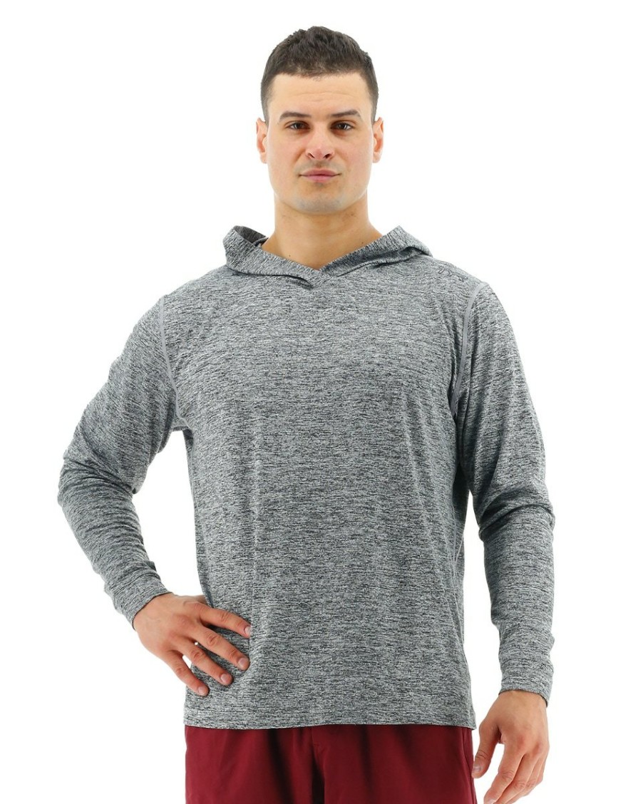 Men TYR Sport Hoodies & Sweatshirts | Tyr Sls Men'S Tech Performance Hoodie - Solid