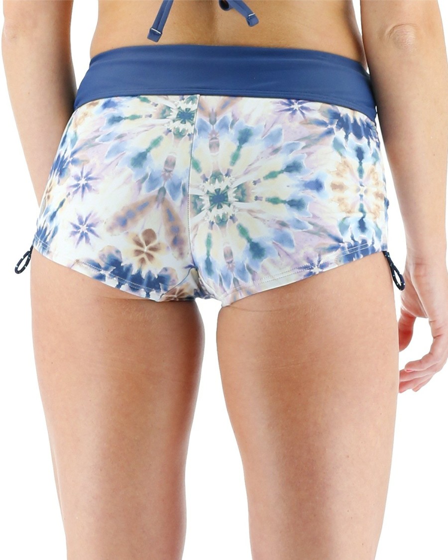 Women TYR Sport Two Piece|Beach & Board | Tyr Women'S Della Boyshort - Pressed Flowers