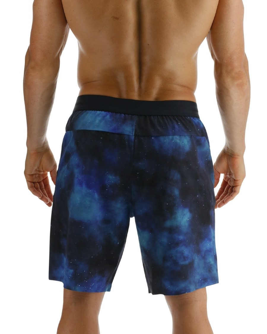 Men TYR Sport Shorts | Tyr Hydrosphere Men'S Lined 7" Unbroken Shorts - Cosmic Night