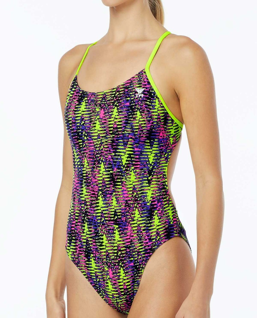 Women TYR Sport One Piece | Tyr Durafast One® Women'S Cutoutfit Swimsuit - Waikiki