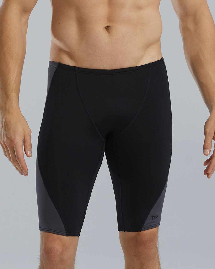 Men TYR Sport Training Suits | Tyr Durafast Elite® Men'S Jammer Swimsuit - Blade Splice