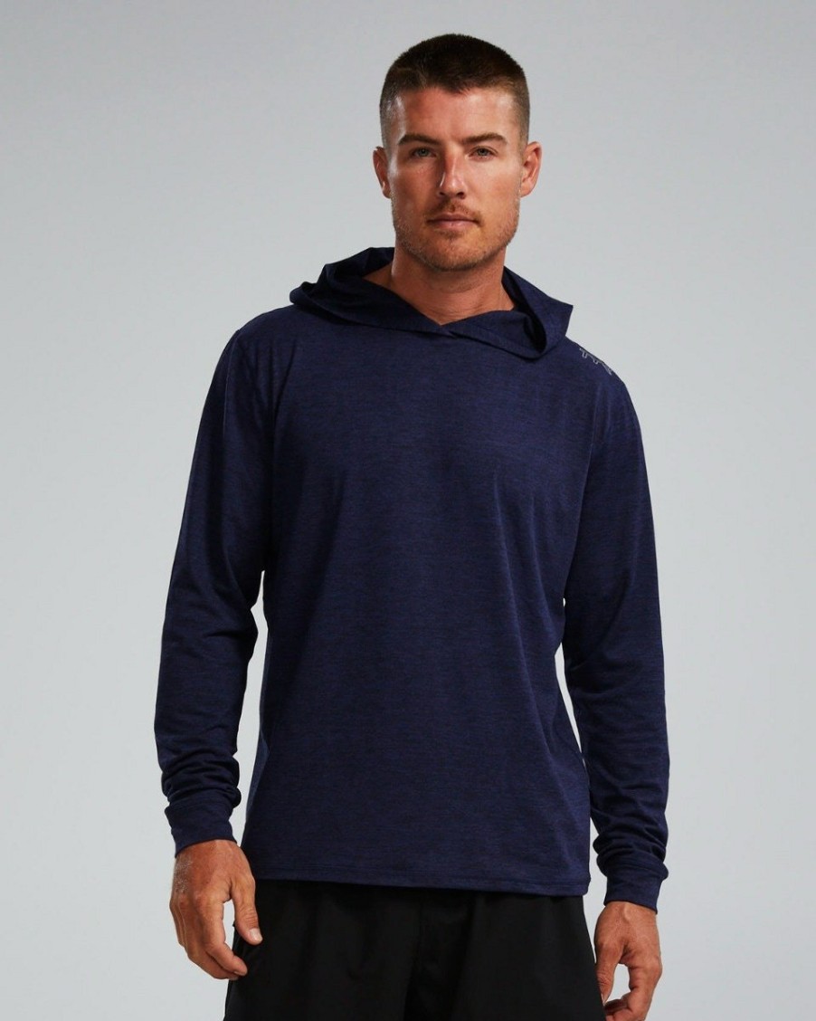 Men TYR Sport Hoodies & Sweatshirts | Tyr Sls Men'S Tech Performance Hoodie - Solid