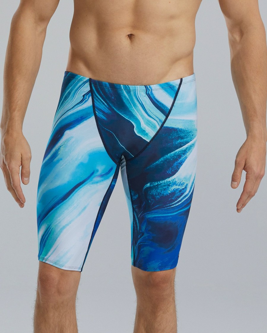 Men TYR Sport Training Suits | Tyr Durafast Elite® Men'S Jammer Swimsuit - Sentry