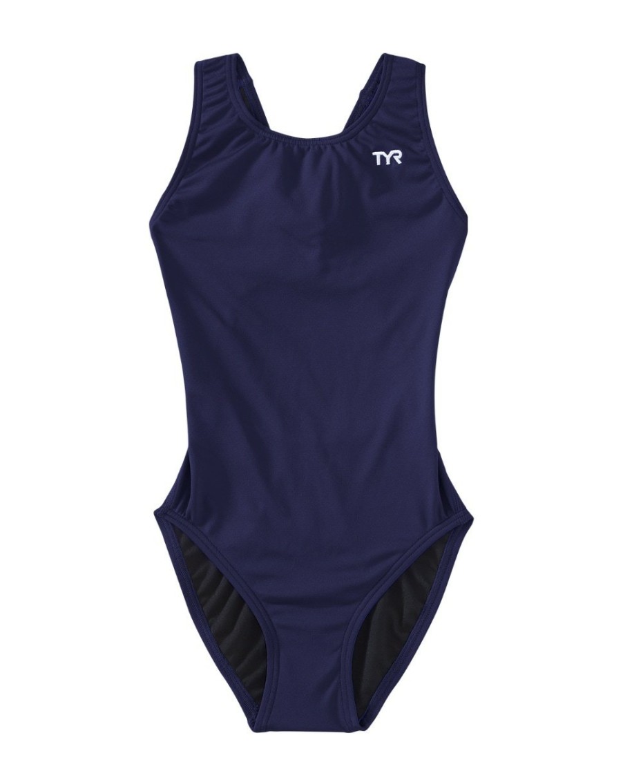 Kids TYR Sport Competition Swimwear | Tyr Durafast One® Girls' Maxfit Swimsuit - Solid