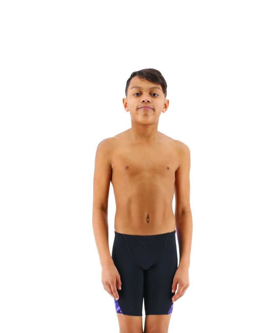 Kids TYR Sport Competition Swimwear | Tyr Durafast Lite® Boys' Blade Splice Jammer Swimsuit - Cadence