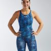 Women TYR Sport Technical Suits | Tyr Women'S Thresher® Open Back Swimsuit - U12 Compliant - Akurra