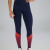 Women TYR Sport Leggings | Tyr Base Kinetic Women'S High-Rise 28" Leggings - Ember