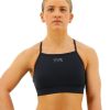 Women TYR Sport Sports Bras | Tyr Base Kinetic Women'S High Neck Sports Bra - Solid