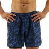 Men TYR Sport Shorts | Tyr Hydrosphere Men'S Lined 6" Momentum Shorts - Midnight Camo