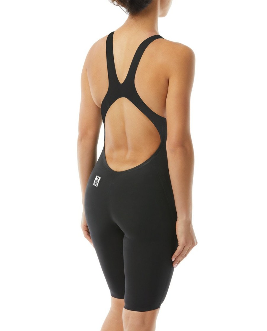 Women TYR Sport Technical Suits | Tyr Women'S Invictus Open Back Swimsuit - Solid