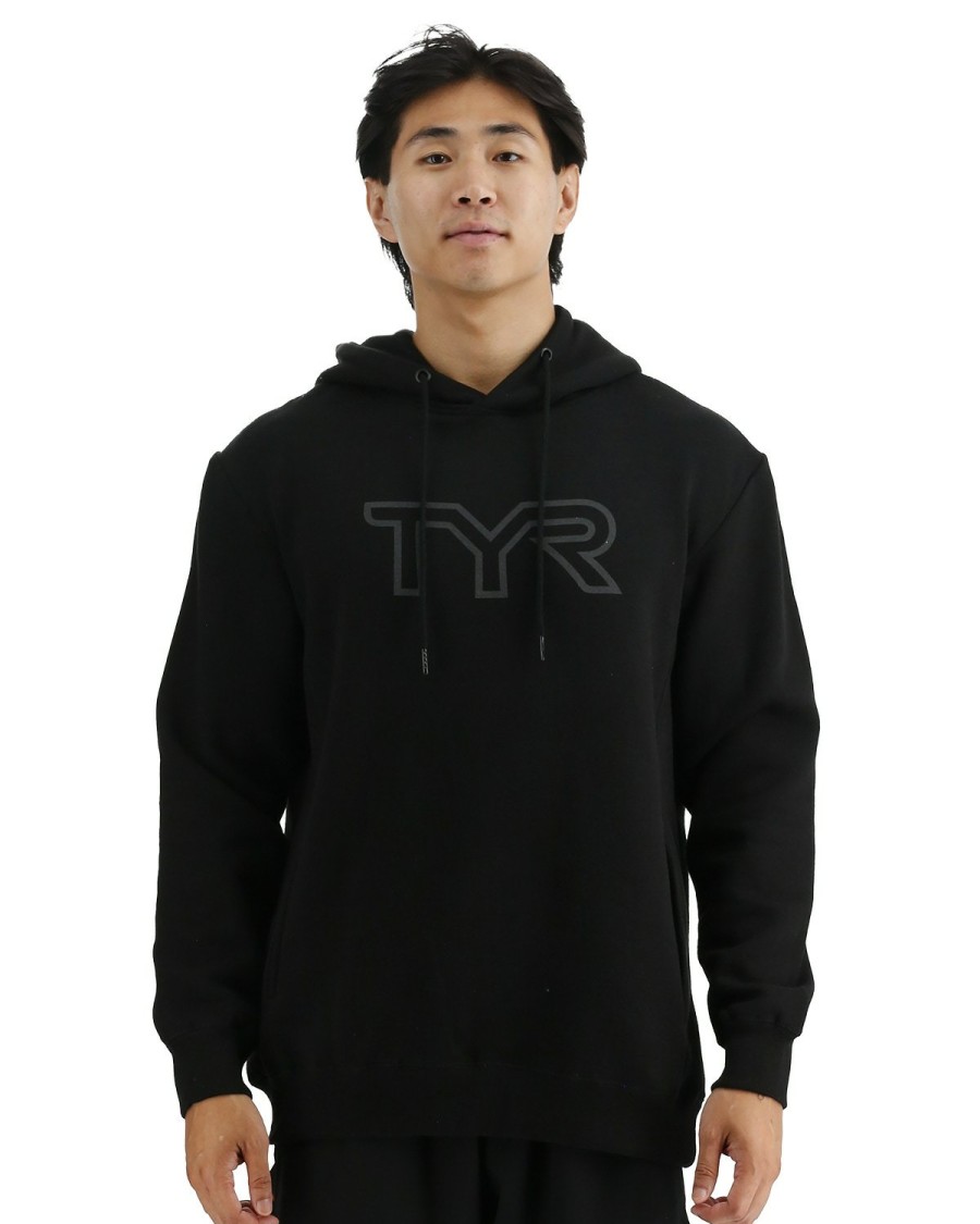 Men TYR Sport Hoodies & Sweatshirts | Tyr Ultrasoft Men'S Big Logo Tech Hoodie