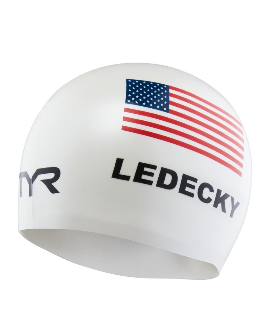 Men|Women TYR Sport Swim Caps|Swim Accessories | Tyr Adult Katie Ledecky Silicone Swim Cap