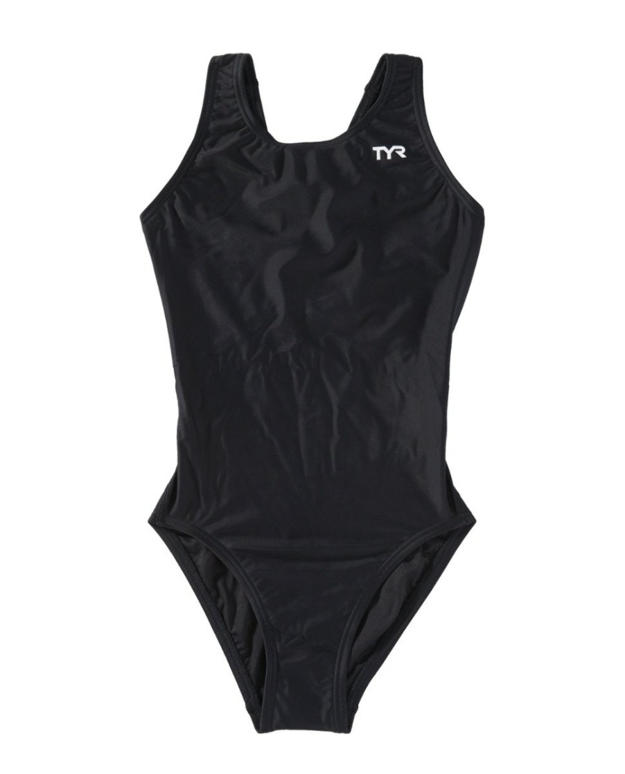 Kids TYR Sport Competition Swimwear | Tyreco Girls' Maxfit Swimwuit - Solid