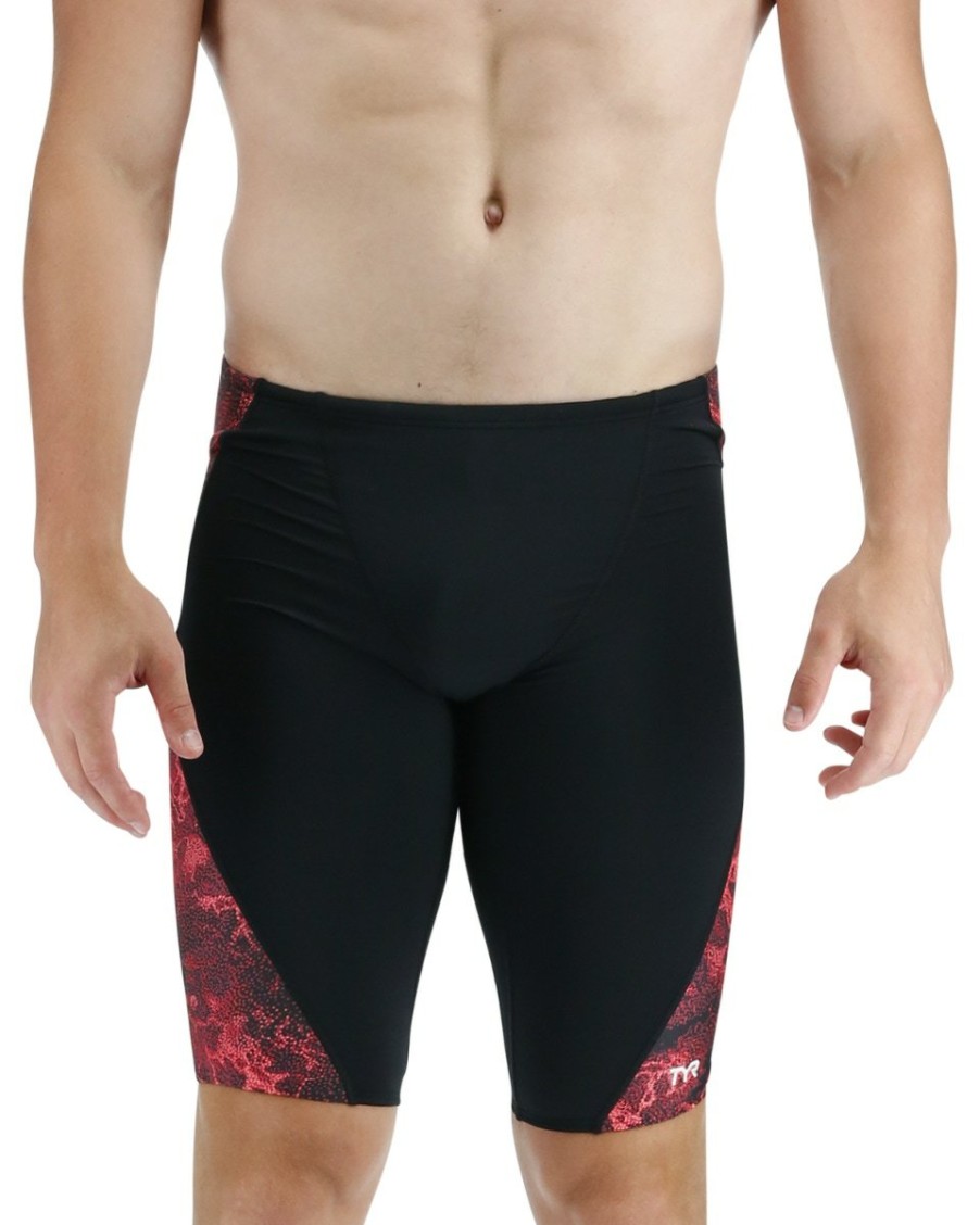 Men TYR Sport Team Suits | Tyr Durafast Lite® Men'S Blade Splice Jammer Swimsuit - Diploria