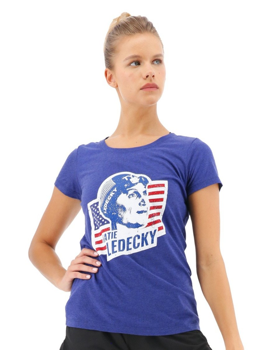 Women TYR Sport Shirts | Tyr Women'S Graphic Tee - Katie Ledecky