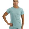 Women TYR Sport Shirts | Tyr Climadry Women'S Raglan Tee - Solid / Heather