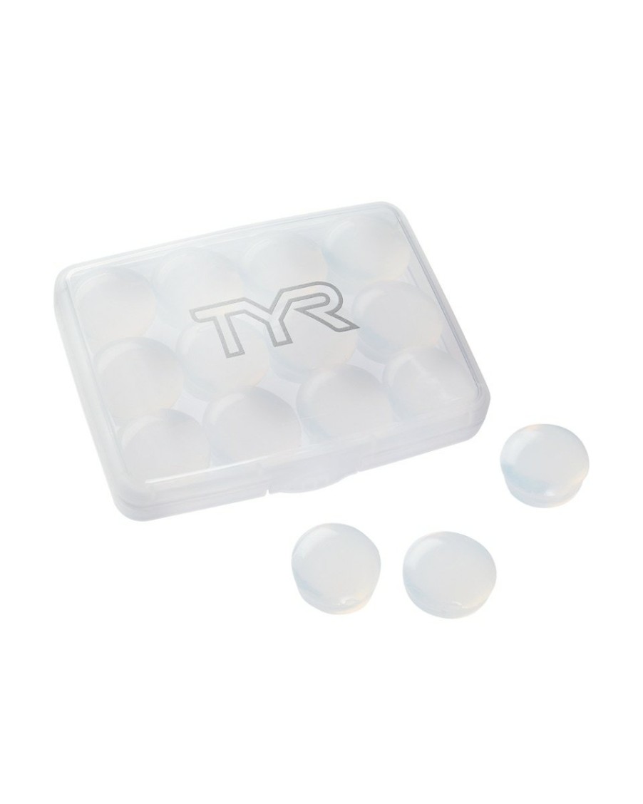 Men|Women TYR Sport Swim Accessories | Tyr Soft Silicone Ear Plugs - 12 Pack