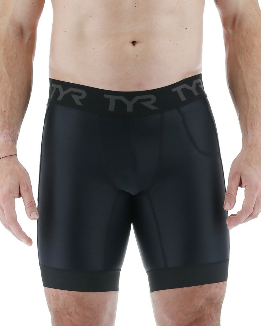 Men TYR Sport Compression | Tyr Compression Men'S Compression Short - Solid