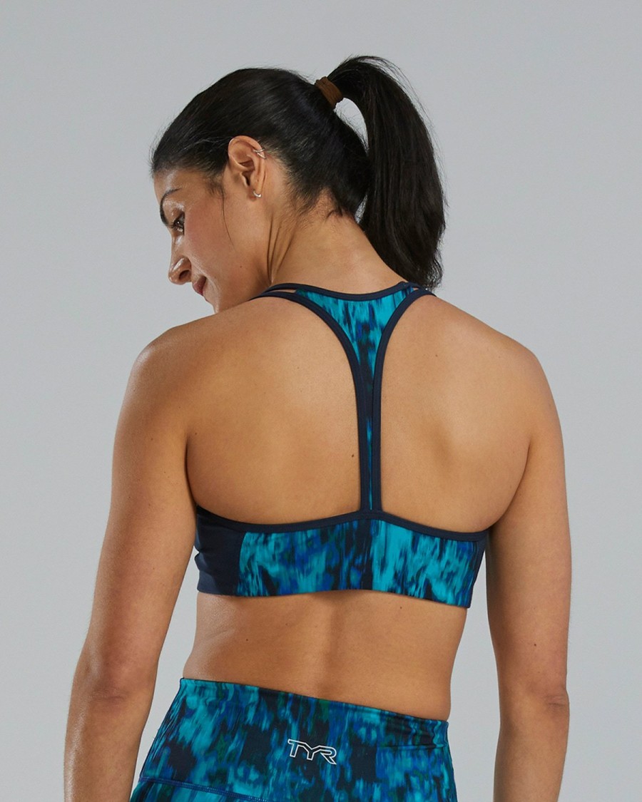 Women TYR Sport Sports Bras | Tyr Base Kinetic Women'S Racerback Sports Bra - Ripplex