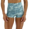 Women TYR Sport Shorts | Tyr Base Kinetic Women'S High-Rise 2" Shorts - Aqueous