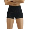 Women TYR Sport Shorts | Tyr Base Kinetic Women'S High-Rise 2" Logo Short - Goldstone