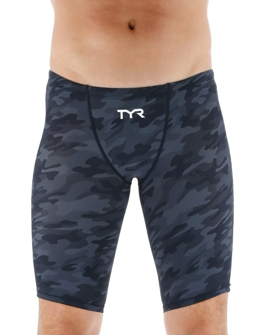 Men TYR Sport Technical Suits | Tyr Men'S Thresher® Camo Jammer Swimsuit - U12 Compliant